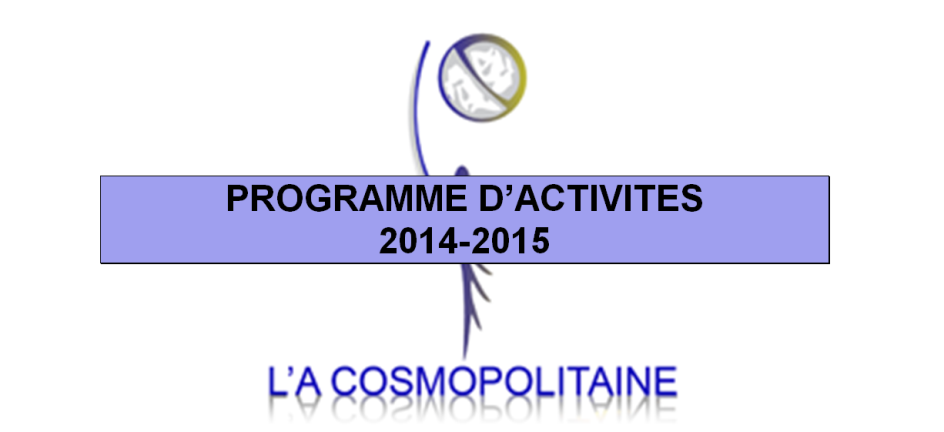 Programme d'activité 2014-2015 - illustration